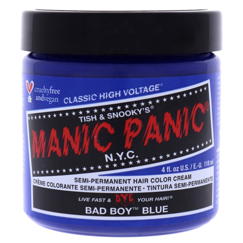 Manic Panic Classic High Voltage Hair Color - Bad Boy Blue by Manic Panic for Unisex - 4 oz Hair Color