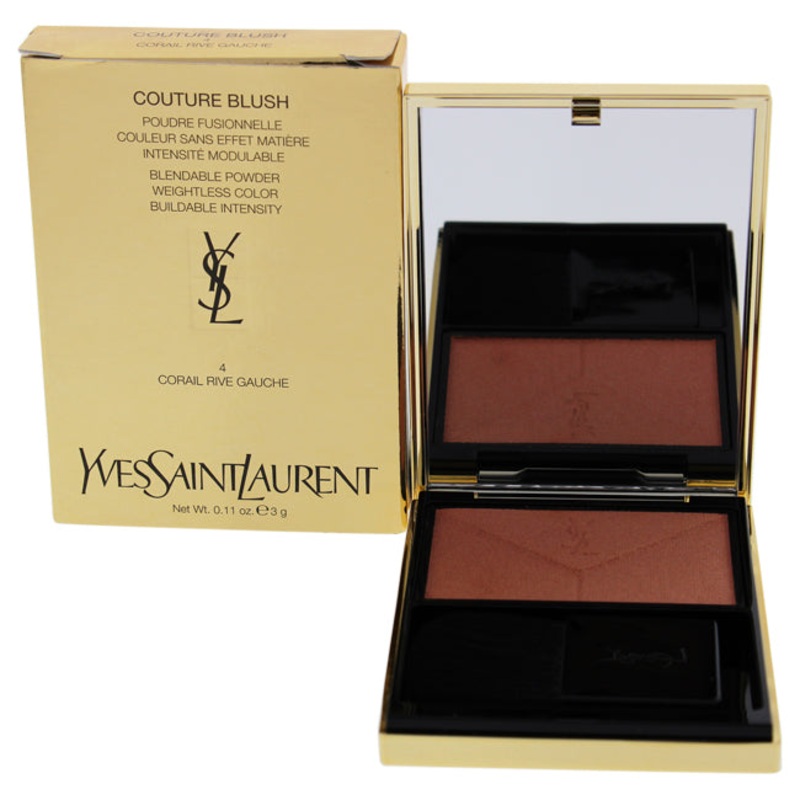 Yves Saint Laurent Couture Blush - 4 Corail Rive Gauche by Yves Saint Laurent for Women - 0.11 oz Blush