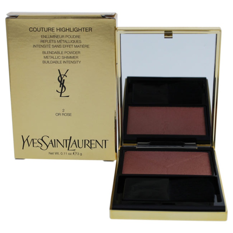 Yves Saint Laurent Couture Highlighter - 2 Or Rose by Yves Saint Laurent for Women - 0.11 oz Highlighter
