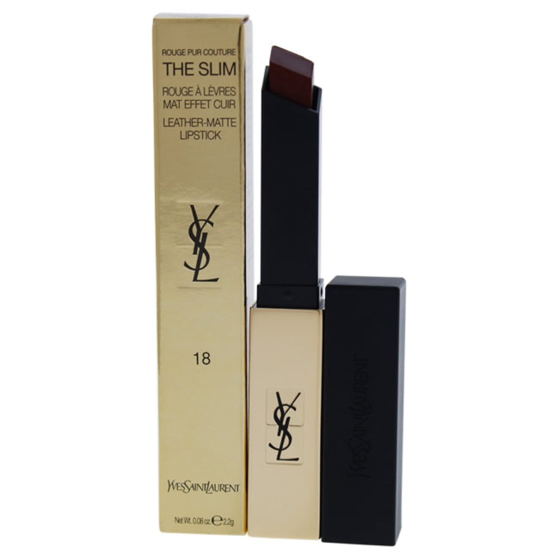 Yves Saint Laurent Rouge Pur Couture The Slim Matte Lipstick - 18 Reverse Red by Yves Saint Laurent for Women - 0.08 oz Lipstick