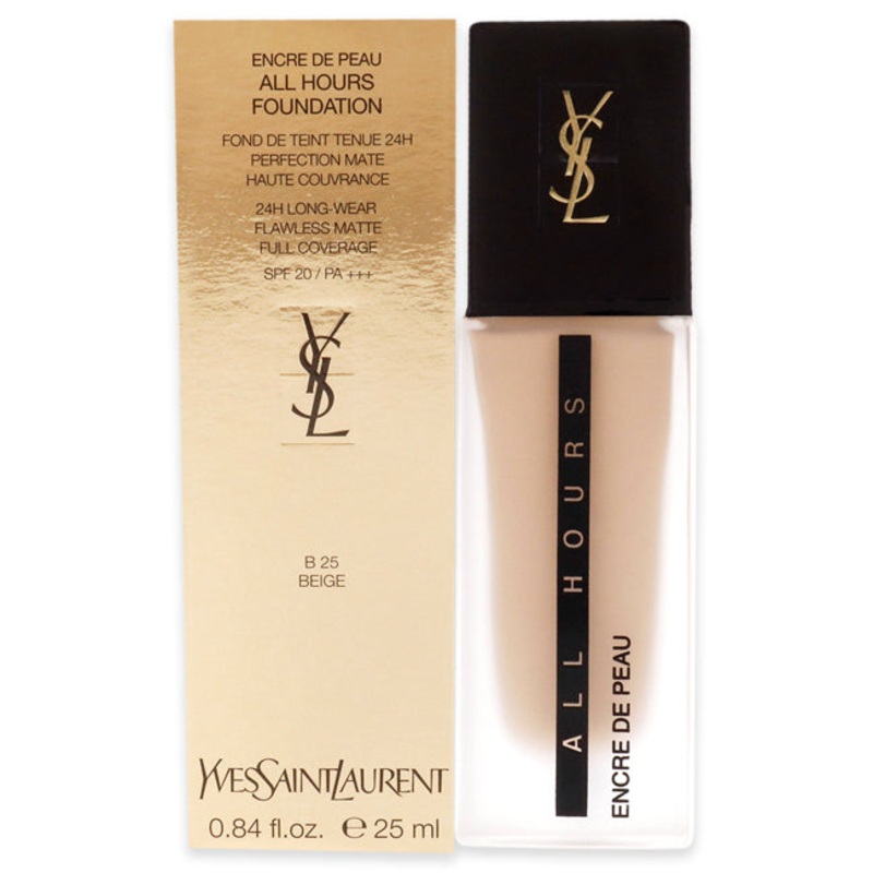 Yves Saint Laurent All Hours Foundation SPF 20 - B25 Beige by Yves Saint Laurent for Women - 0.84 oz Foundation