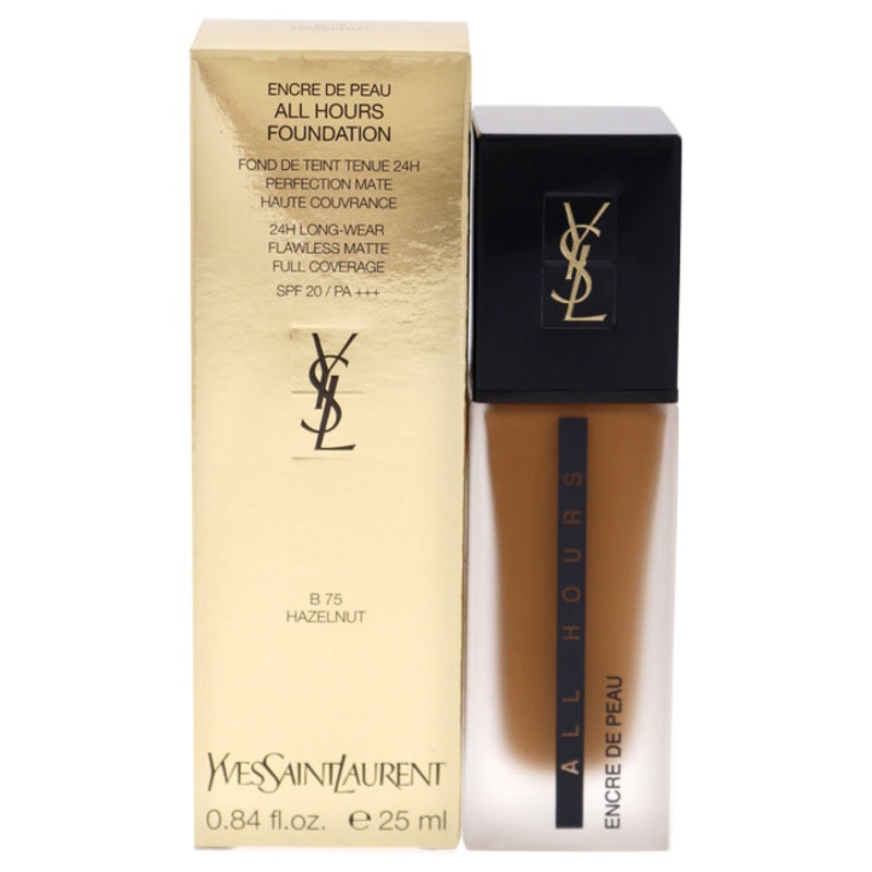 Yves Saint Laurent All Hours Foundation SPF 20 - B75 Hazelnut by Yves Saint Laurent for Women - 0.84 oz Foundation