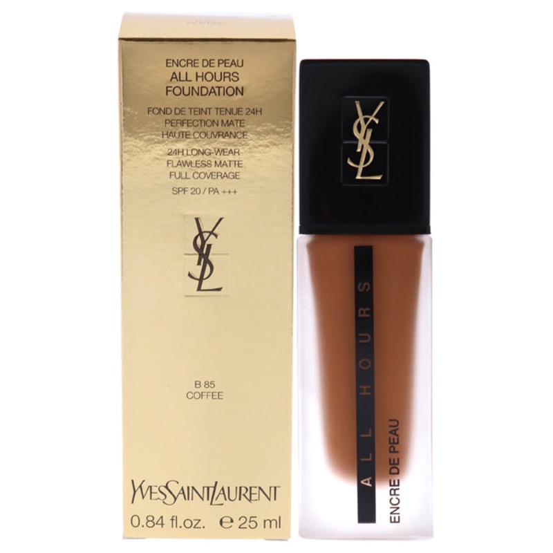 Yves Saint Laurent All Hours Foundation SPF 20 - B85 Coffee by Yves Saint Laurent for Women - 0.84 oz Foundation