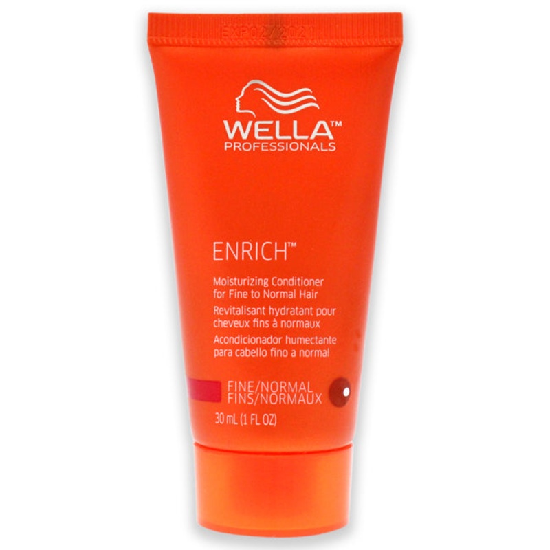 Wella Enrich Moisturizing Conditioner For Fine To Normal Hair by Wella for Unisex - 1 oz Conditioner