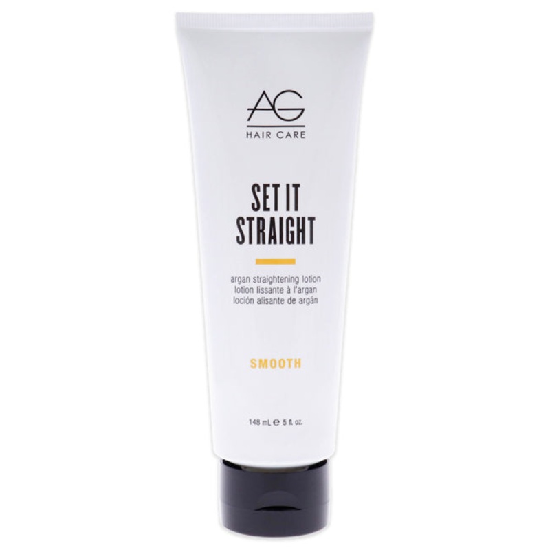 AG Hair Cosmetics Set It Straight Argan Straightening Lotion by AG Hair Cosmetics for Unisex - 5 oz Lotion
