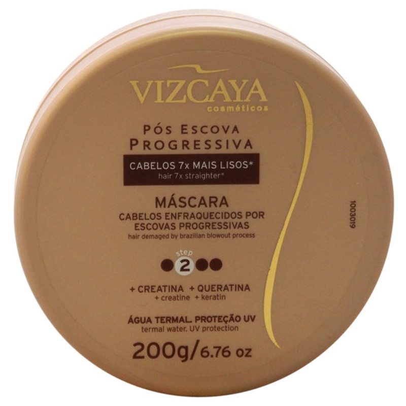 Vizcaya Treatment Mask Post Progressive Straightening Step 2 by Vizcaya for Unisex - 6.76 oz Mask