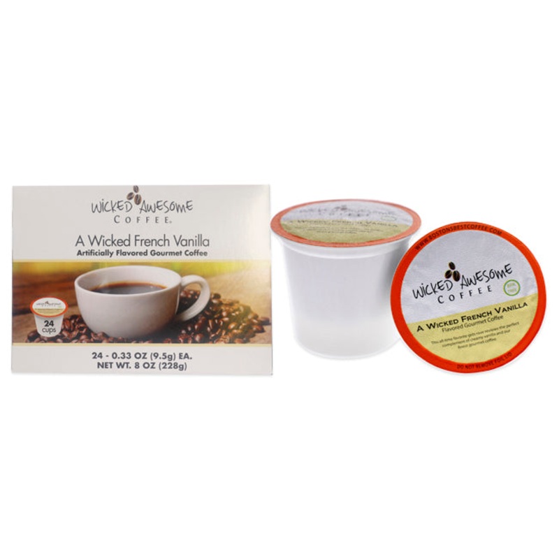 Bostons Best A Wicked French Vanilla Coffee by Bostons Best - 24 Cups Coffee