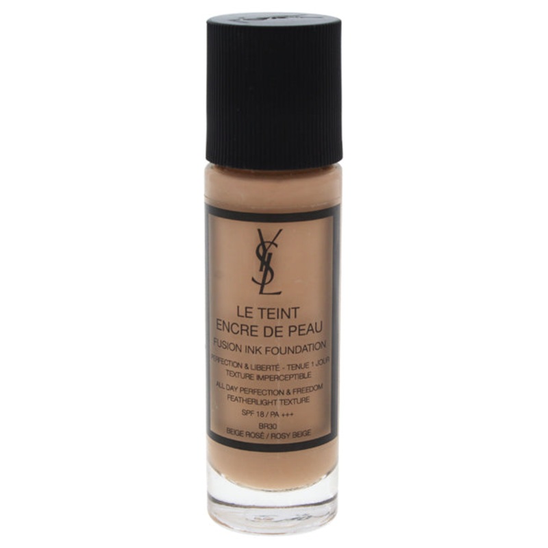 Yves Saint Laurent Le Teint Encre De Peau Fusion Ink Foundation SPF 18 - BR30 Beige Rose by Yves Saint Laurent for Women - 0.33 oz Foundation (Tester)