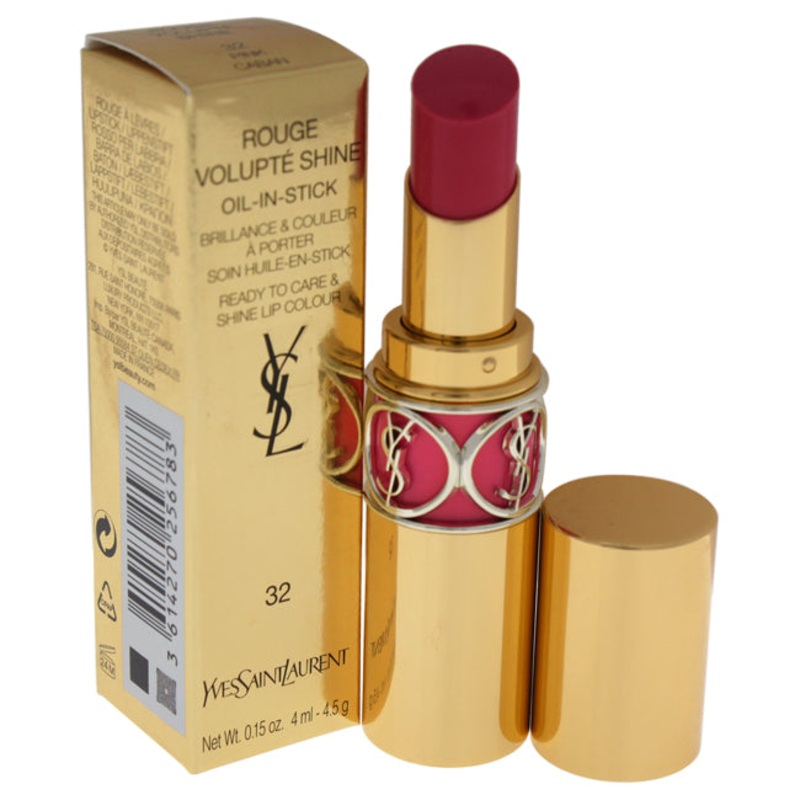 Yves Saint Laurent Rouge Volupte Shine Oil-In-Stick Lipstick - 32 Pink Caban by Yves Saint Laurent for Women - 0.11 oz Lipstick