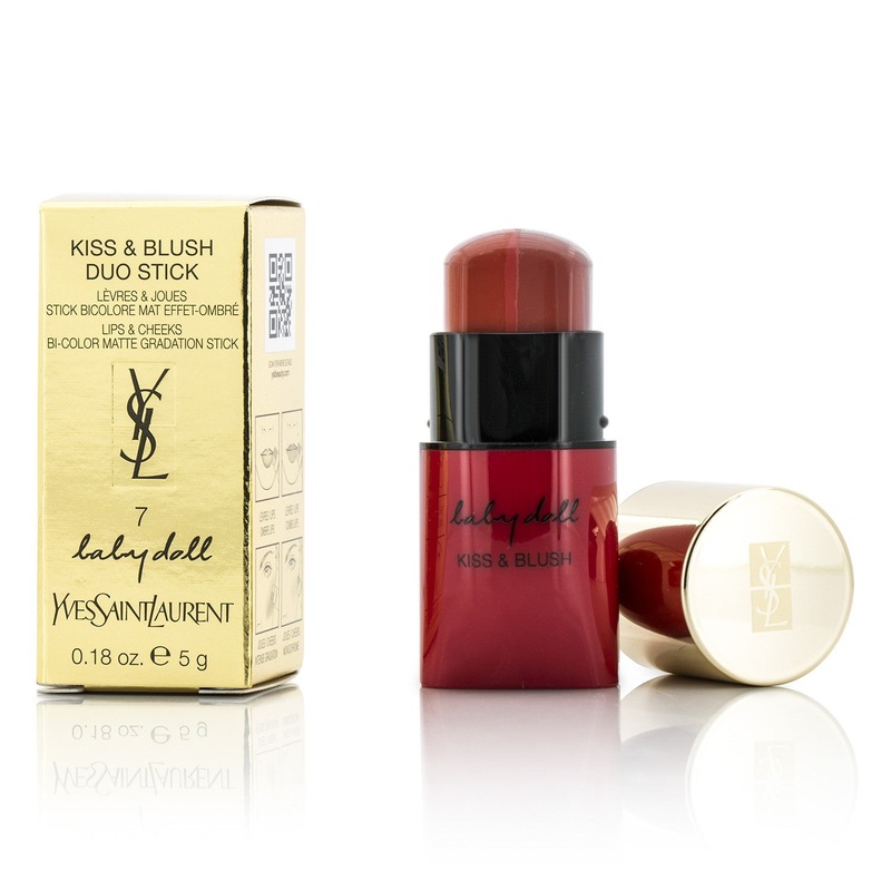 Yves Saint Laurent Baby Doll Kiss & Blush Duo Stick - # 7 From Mild to Spicy  5g/0.18oz