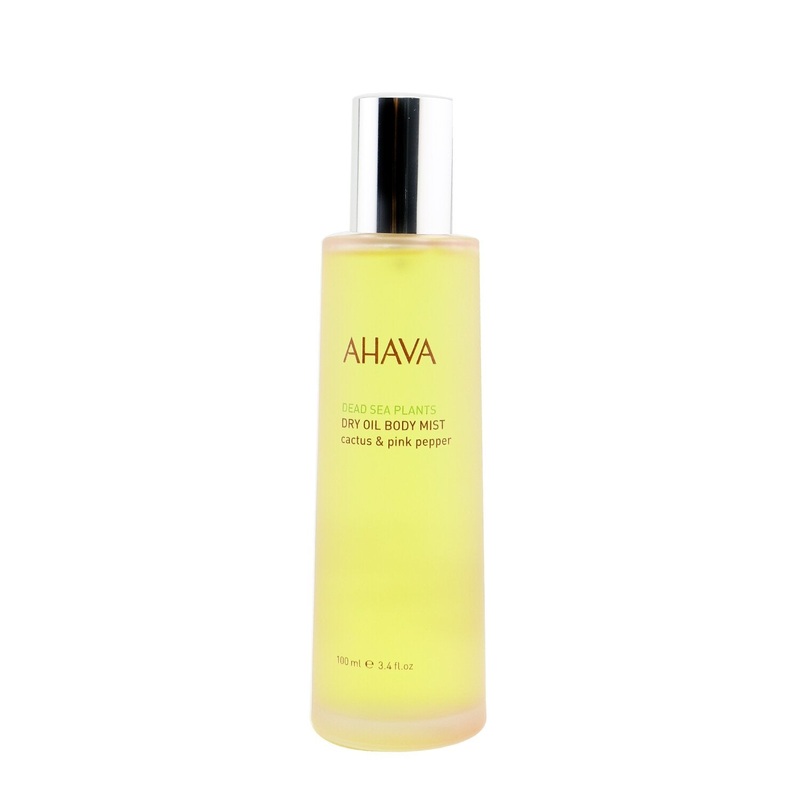 Ahava Deadsea Plants Dry Oil Body Mist - Cactus & Pink Pepper (Box Slightly Damaged)  100ml/3.4oz