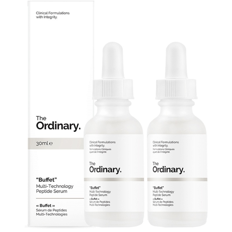 The Ordinary Buffet  [Double Pack] 2 X 30ml