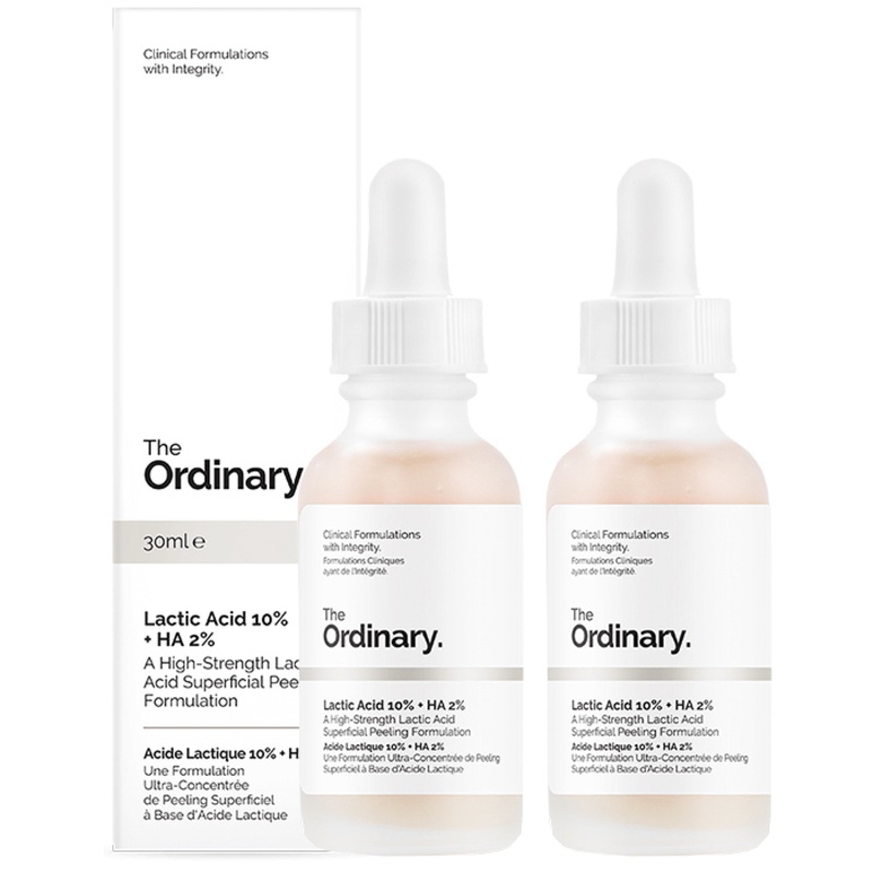 The Ordinary Lactic Acid 10% + HA 2% [Double Pack] 2 X 30ml