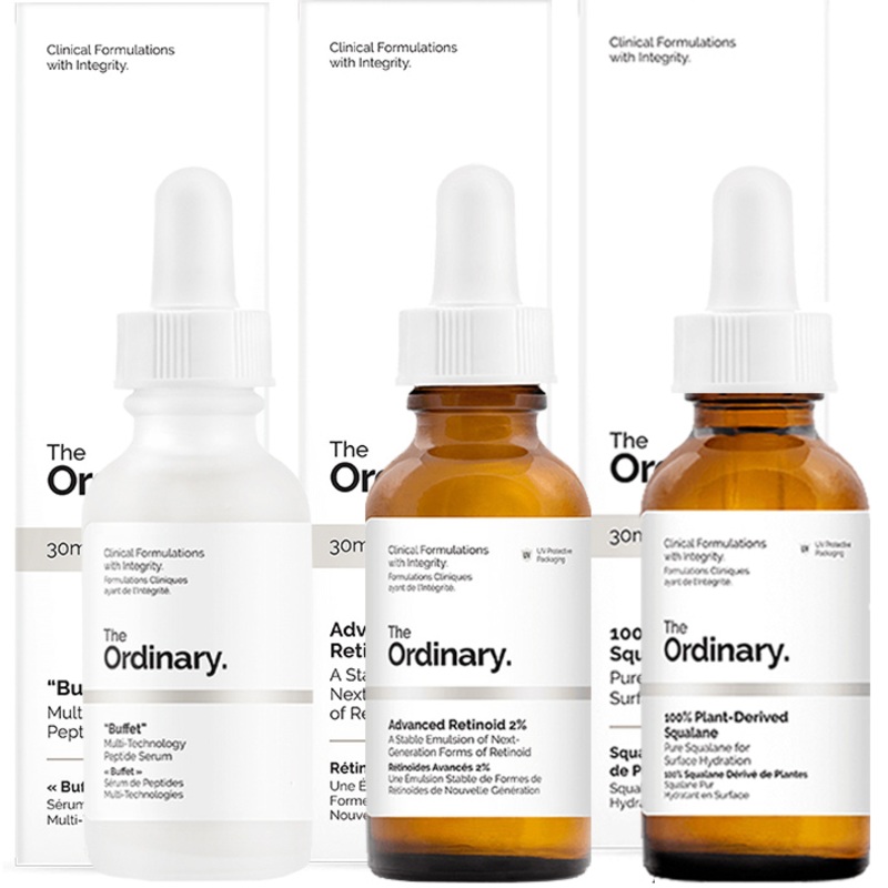 The Ordinary Overnight Anti Ageing Repair Routine 3 X 30ml