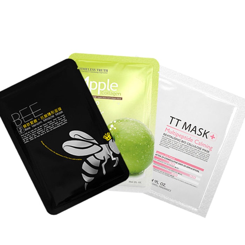 Timeless Truth Multi Miracle Glow Facial Mask Set (3 X Luxury Facial Sheet Masks) 3 Masks