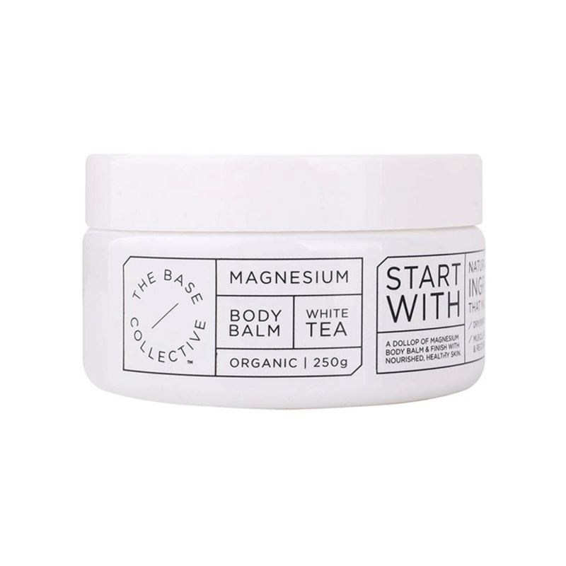 The Base Collective Magnesium + White Tea Body Balm 250g