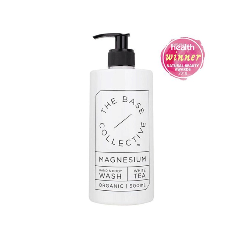 The Base Collective Magnesium + White Tea Hand & Body Wash 500ml