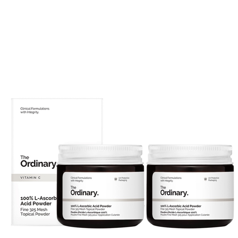 The Ordinary 100% L-Ascorbic Acid Powder [Double Pack] 2 x 20g