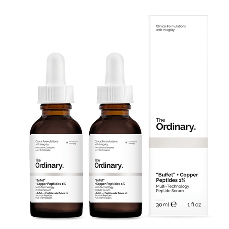 The Ordinary "Buffet" + Copper Peptides 1% [Double Pack] 2 x 30ml
