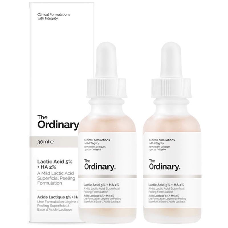 The Ordinary Lactic Acid 5% + HA 2% [Double Pack] 2 x 30ml