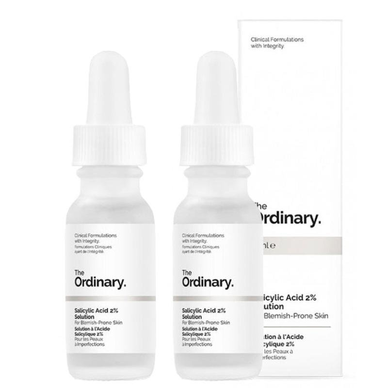 The Ordinary Salicylic Acid 2% Solution [Double Pack] 2 x 15ml