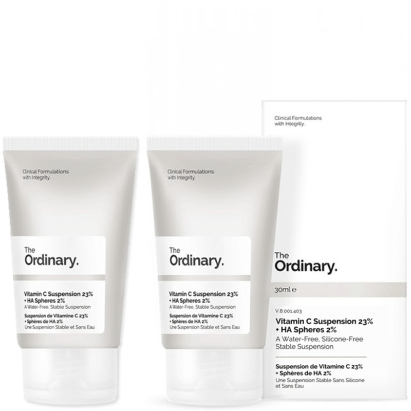 The Ordinary Vitamin C Suspension 23% + HA Spheres 2% [Double Pack] 2 x 30ml
