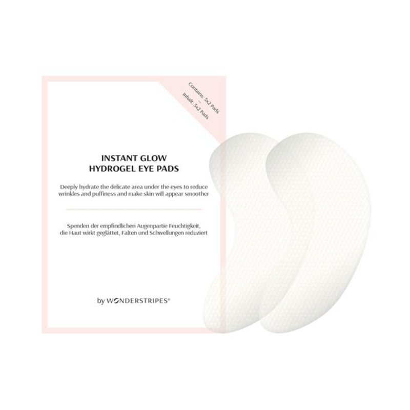 WONDERSTRIPES Instant Glow Hydrogel Eye Pads 5 x 2 Pads