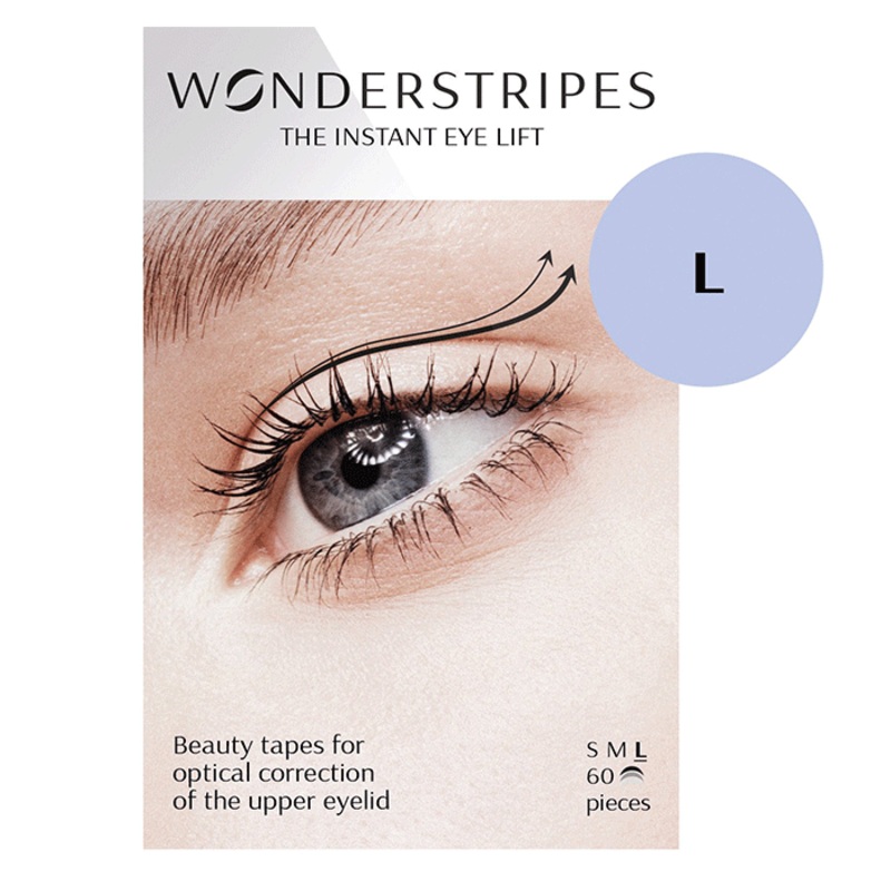 WONDERSTRIPES (L) Beauty Patches - orginal upper eyelid lifting tape 60 patches