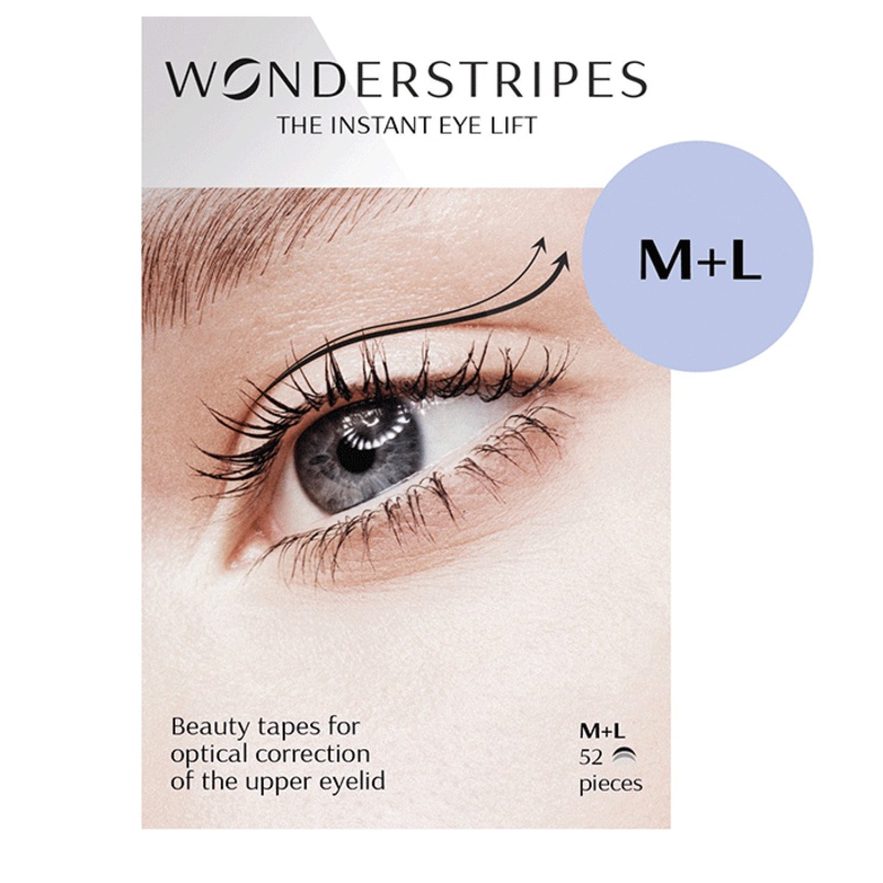 WONDERSTRIPES (M+L) Beauty Patches - orginal upper eyelid lifting tape 32 + 20 patches