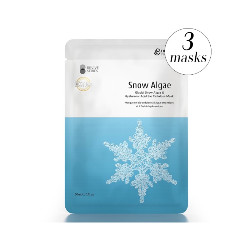 Timeless Truth Glacial Snow Algae & Hyaluronic Acid Bio Cellulose Mask (3 Masks) 3 Masks