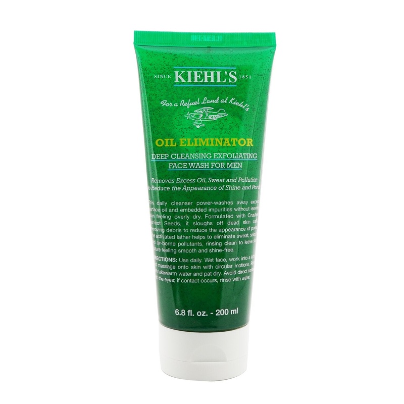 Kiehl's Men's Oil Eliminator Deep Cleansing Exfoliating Face Wash  75ml/2.5oz