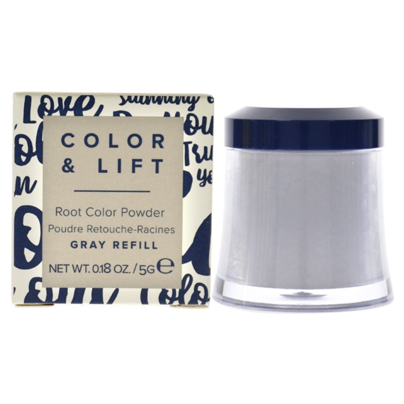 Truhair Color and Lift Root Color Powder - Gray by Truhair for Unisex - 0.18 oz Hair Color (Refill)