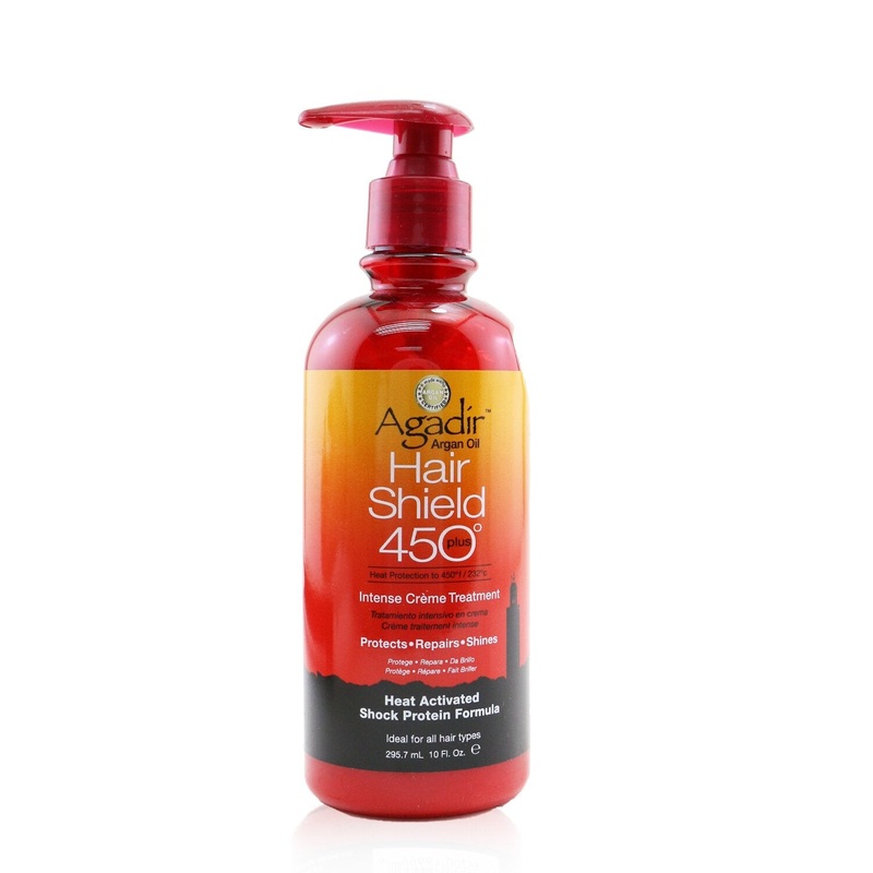Agadir Argan Oil Hair Shield 450 Plus Intense Creme Treatment -For All Hair Types (Bottle Slightly Dented)  295.7ml/10oz