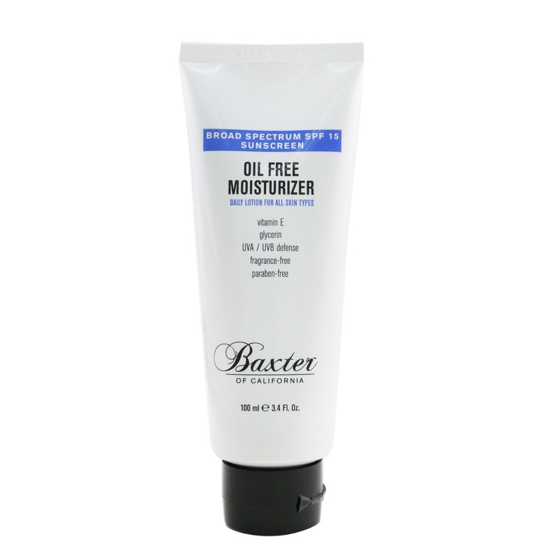 Baxter Of California Oil Free Moisturizer Broad Spectrum SPF 15 (Exp. Date 05/2022)  100ml/3.4oz