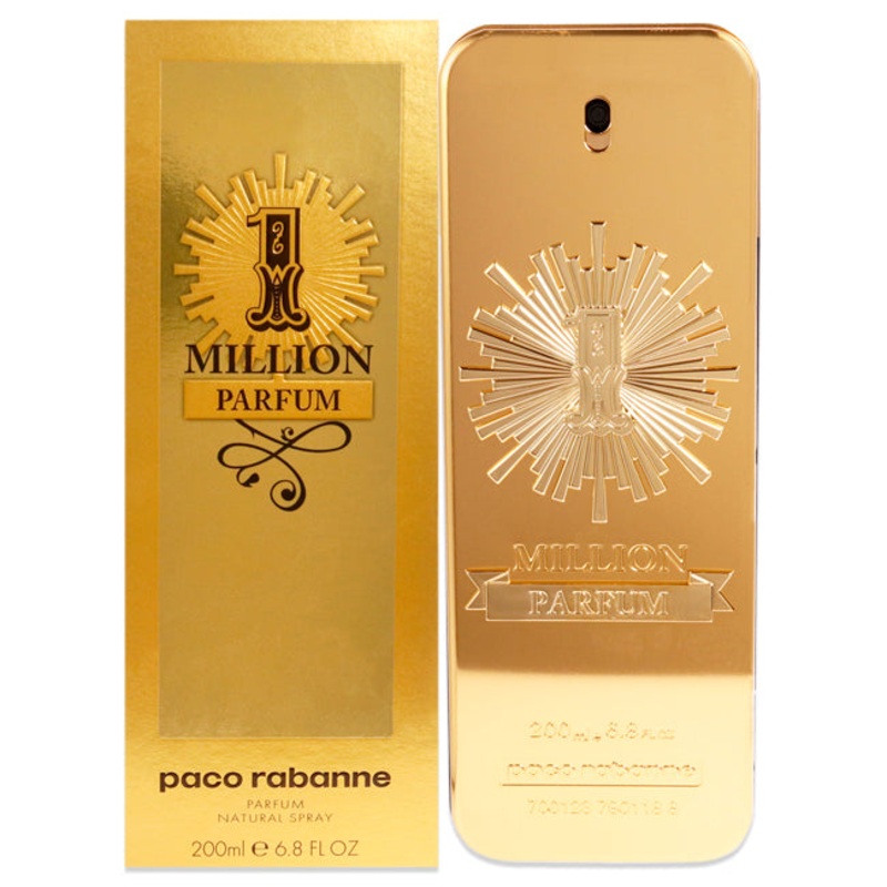 Paco Rabanne 1 Million Parfum by Paco Rabanne for Men - 6.8 oz Parfum Spray