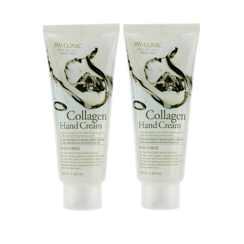 3W Clinic Hand Cream Duo Pack - Collagen  2x100ml/3.38oz